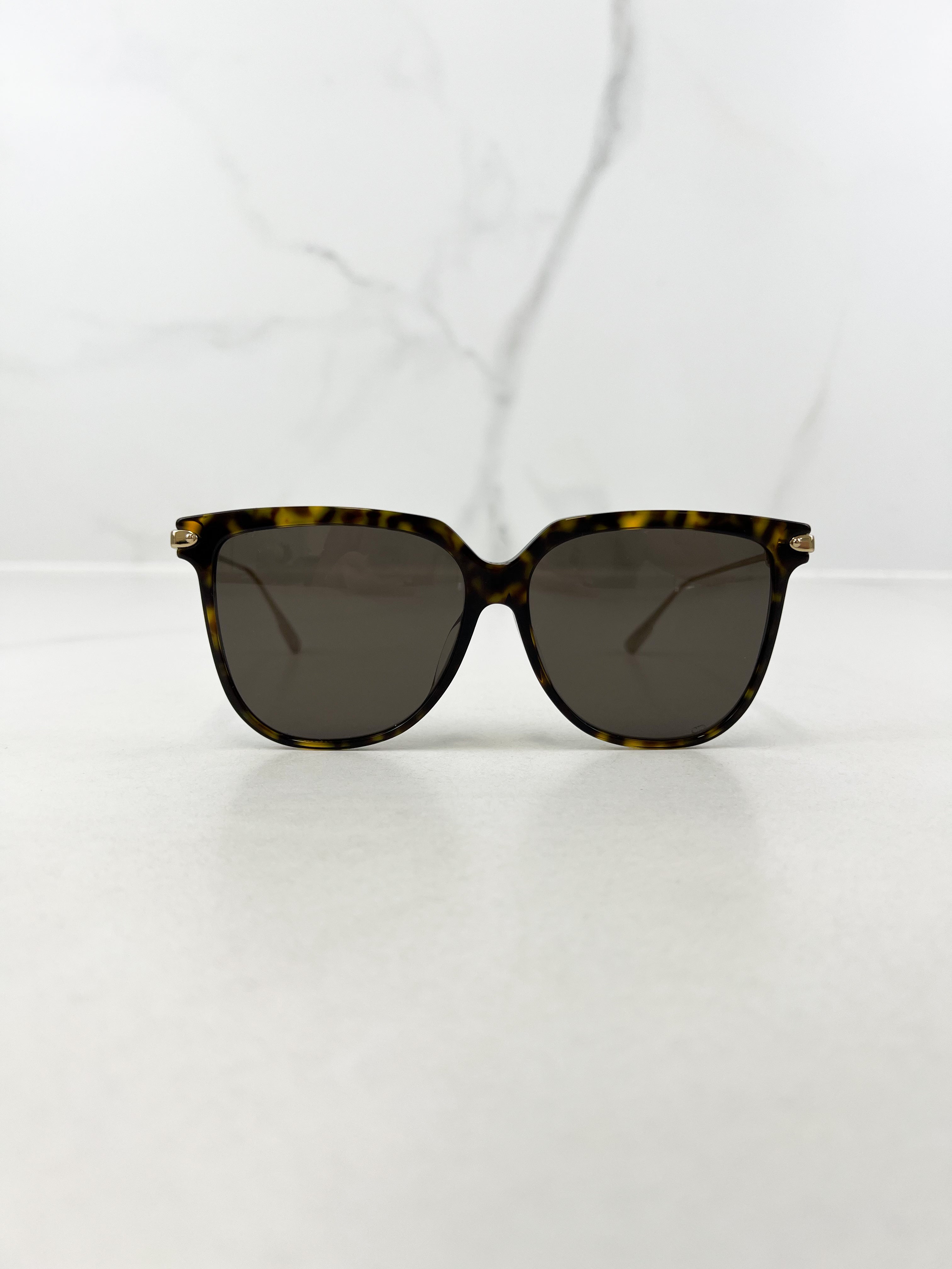 Christian Dior Logo Sonnenbrille Braun Sunglasses