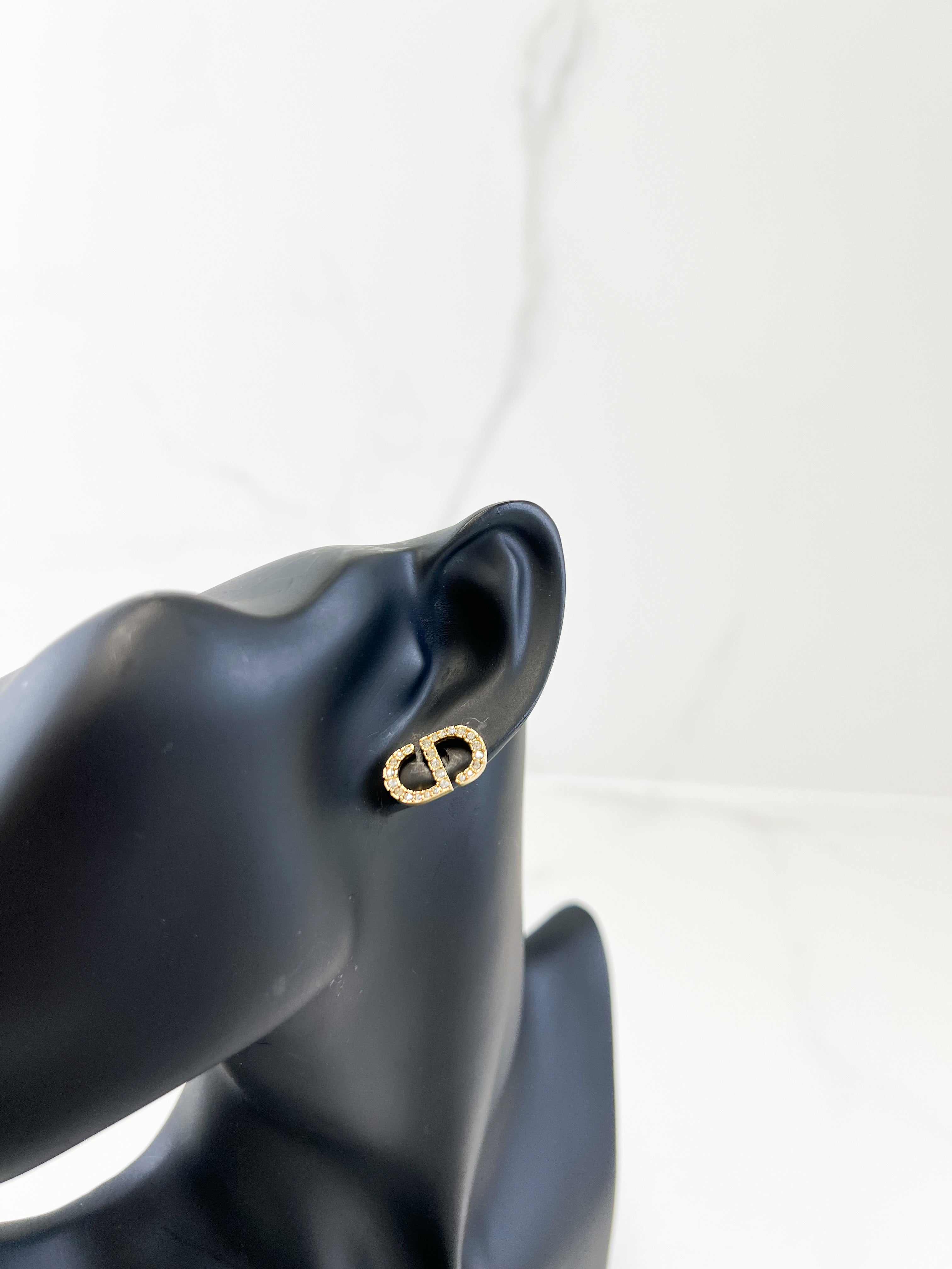 Christian Dior Crystal Earrings