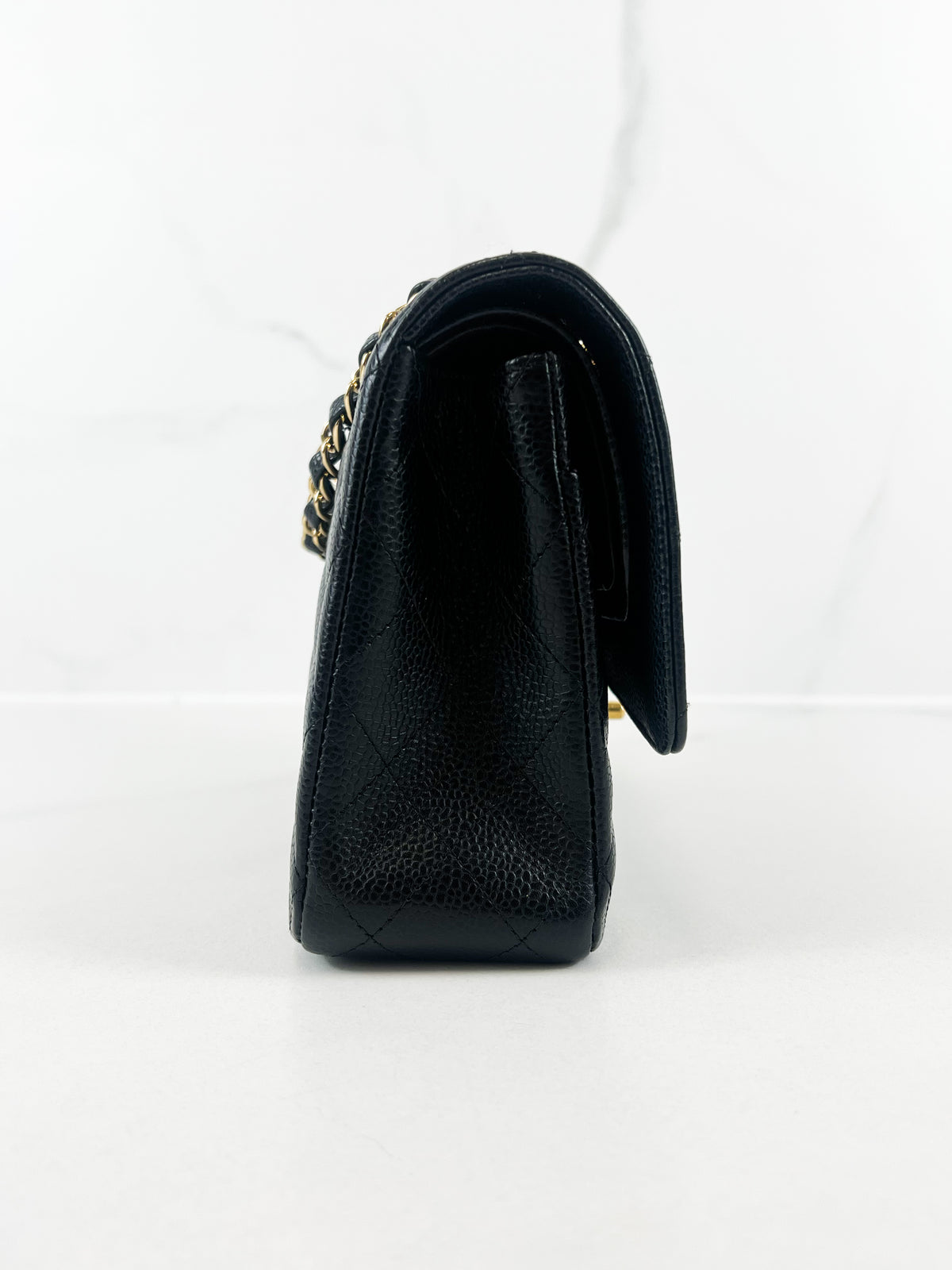 Chanel Small Classic Double Flap Caviar Shoulder Bag