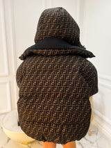 Fendi Puffer Jacket Reversible Size Large