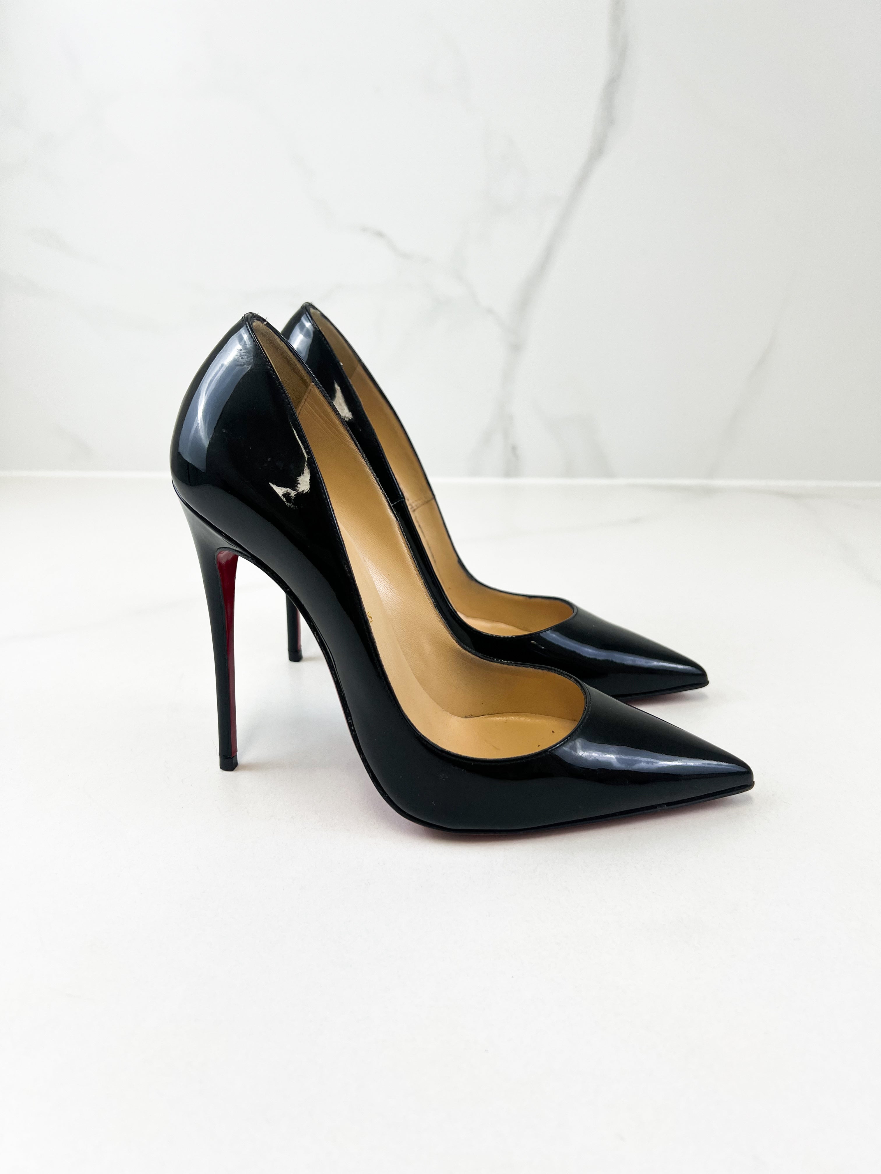 Christian Louboutin Black So Kate 120 Size 37.5