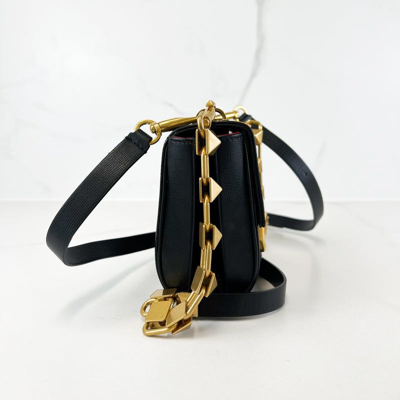 Valentino Garavani V Logo Chain Shoulder Bag