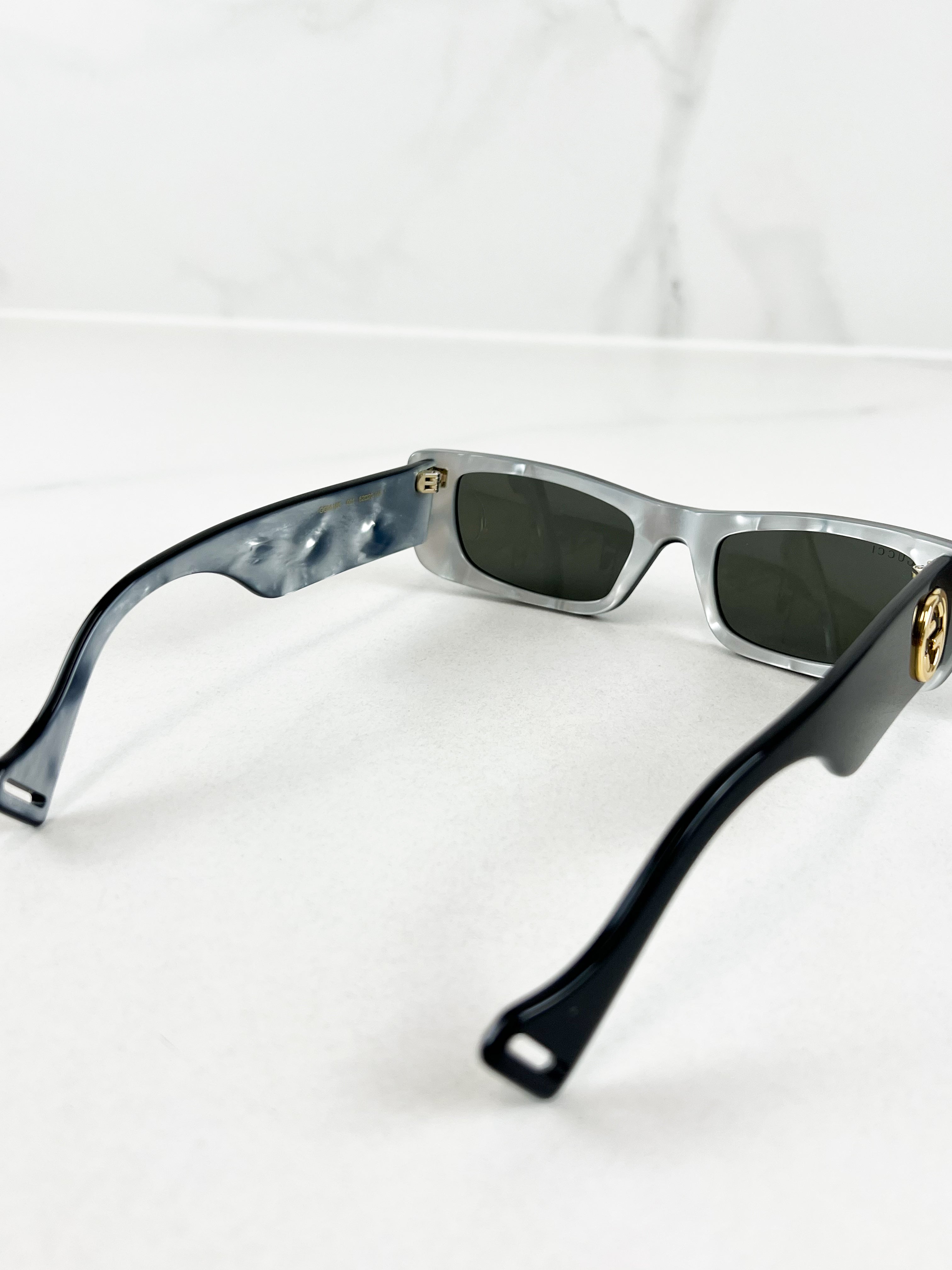 Gucci GG Logo Black Sunglasses