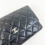 Chanel Caviar Black Wallet with SHW