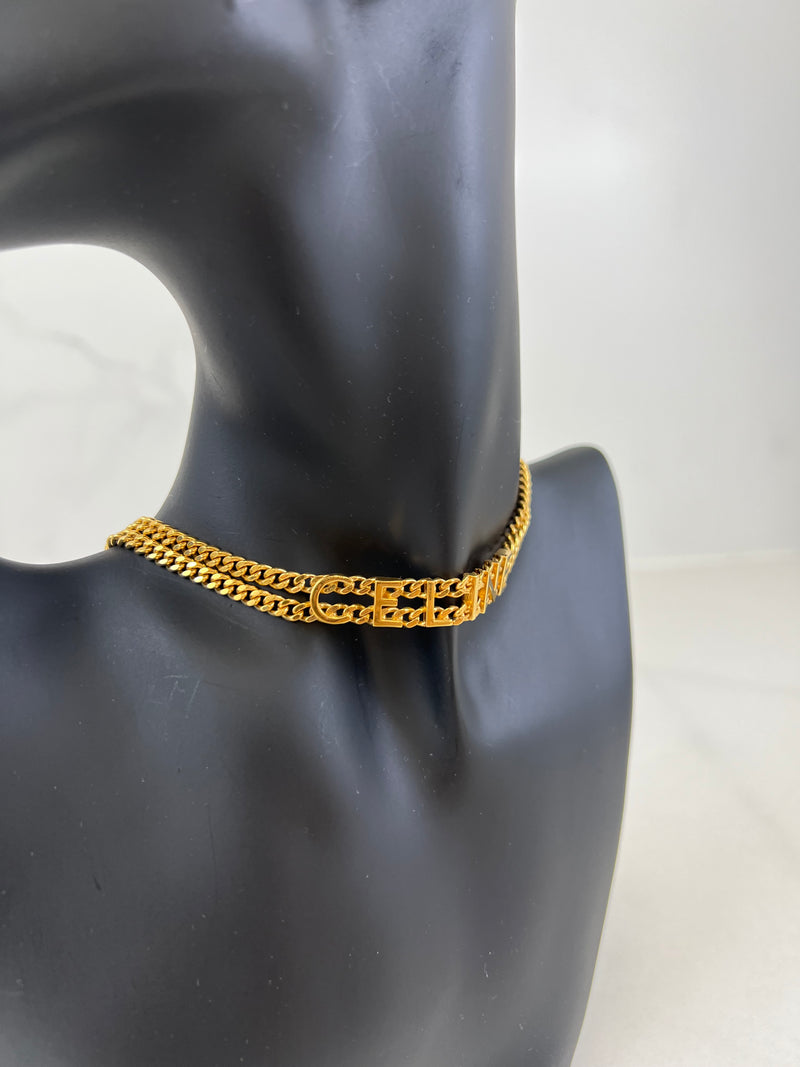 Celine Gourmette Choker