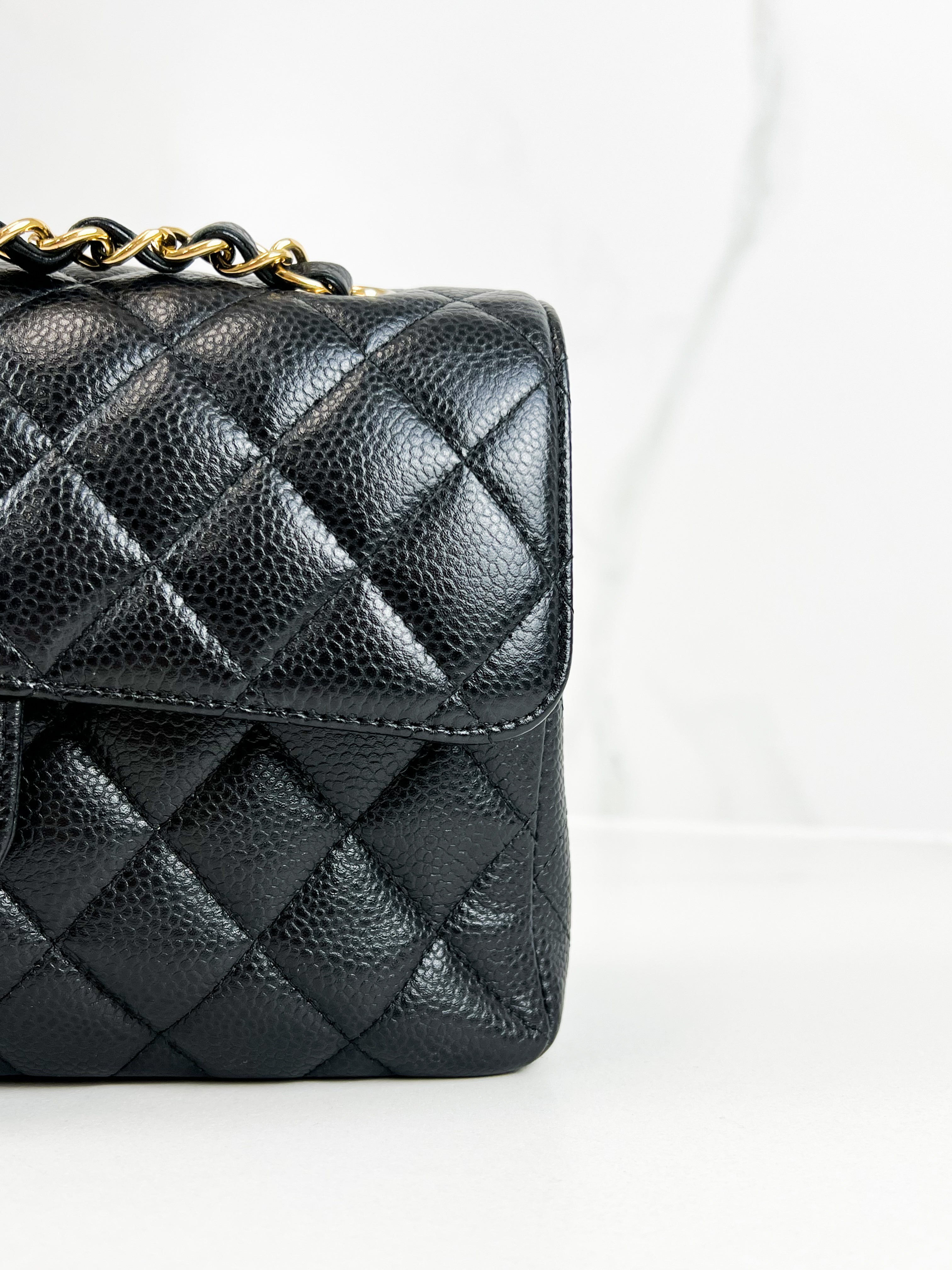 Chanel Small Classic Double Flap Caviar GHW Shoulder Bag