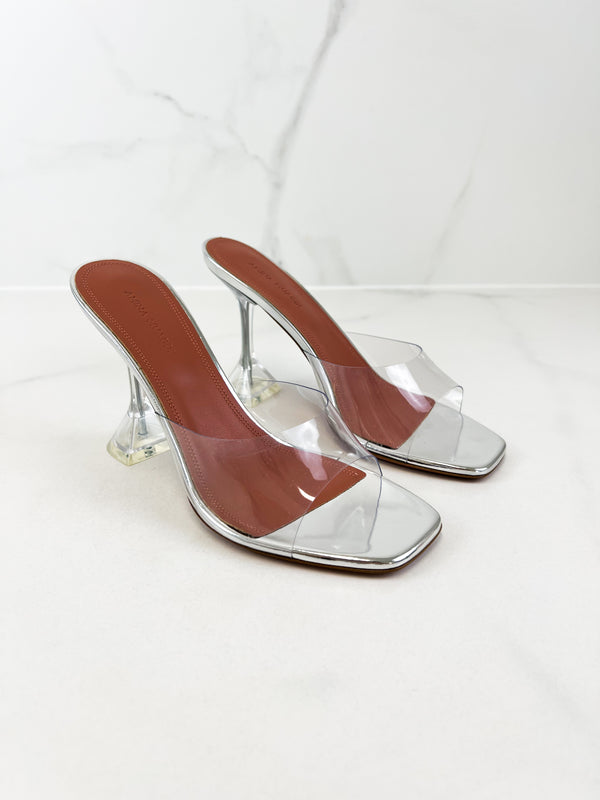 Amina Muaddi Lupita PVC 70mm Size 38