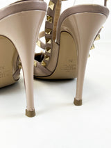 Valentino Powder Pink Rockstud Pumps Size 39