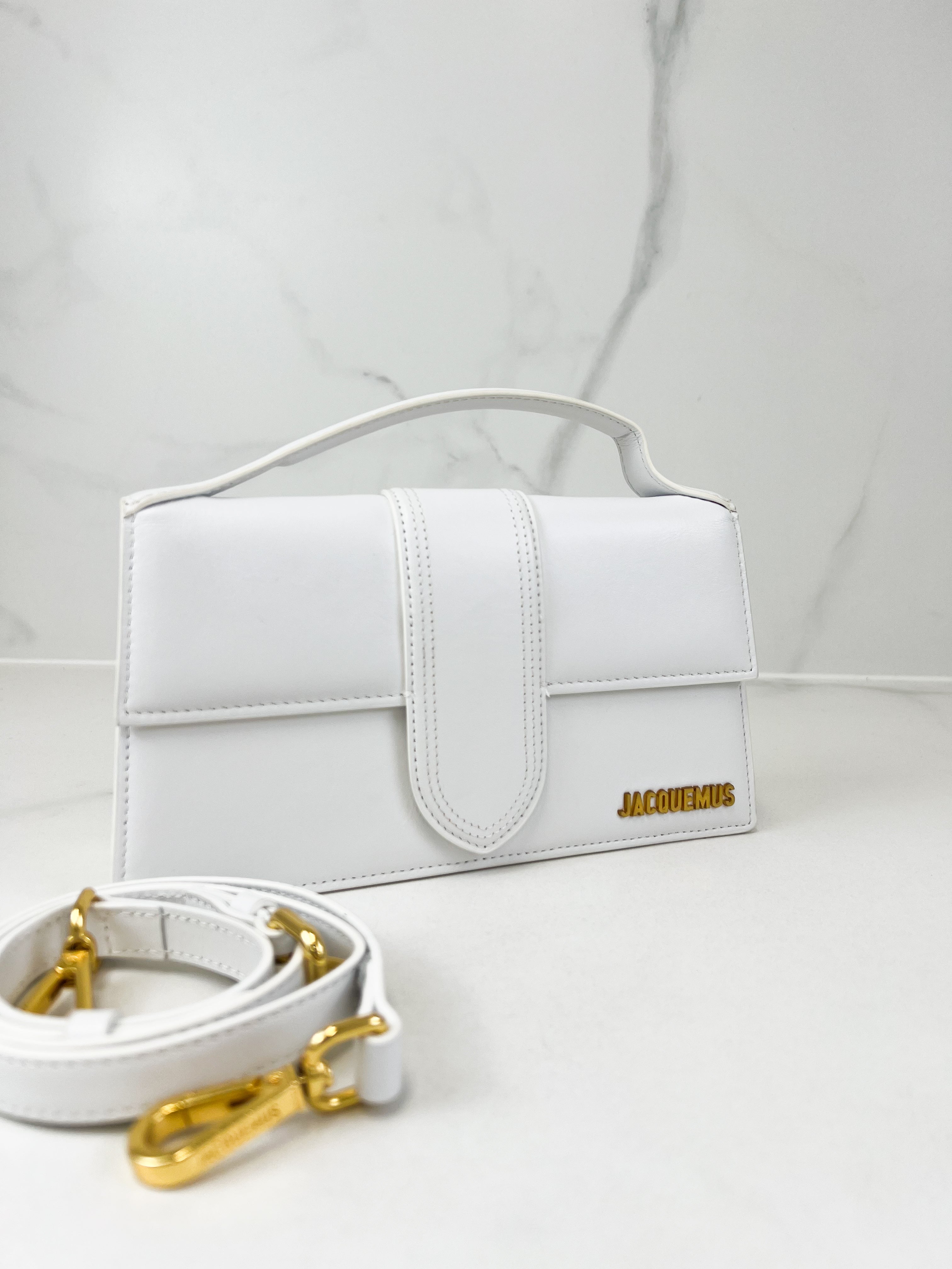 Jacquemus White Le Grand Bambino Tote Bag