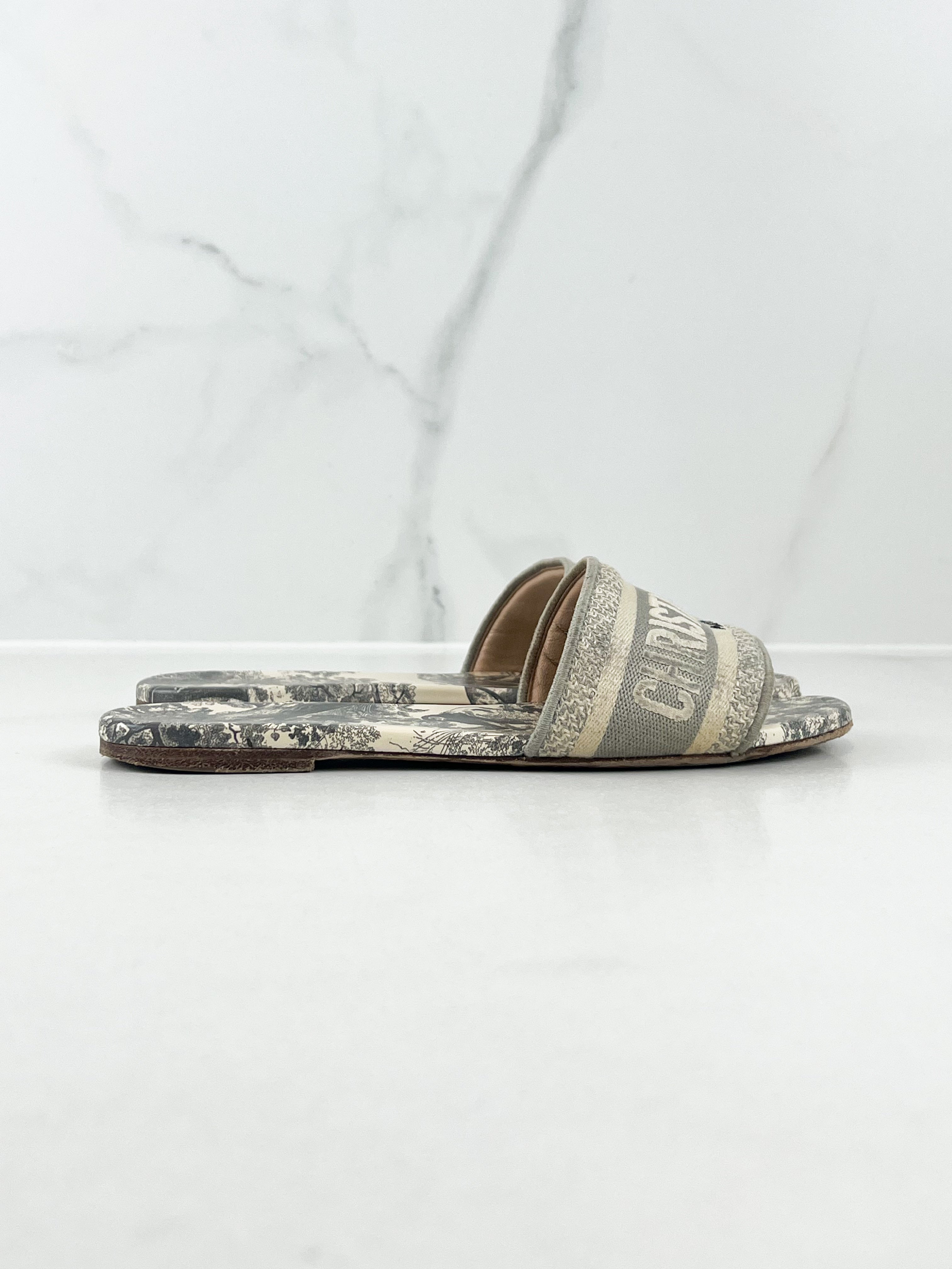 Christian Dior Dway Slides Size 37