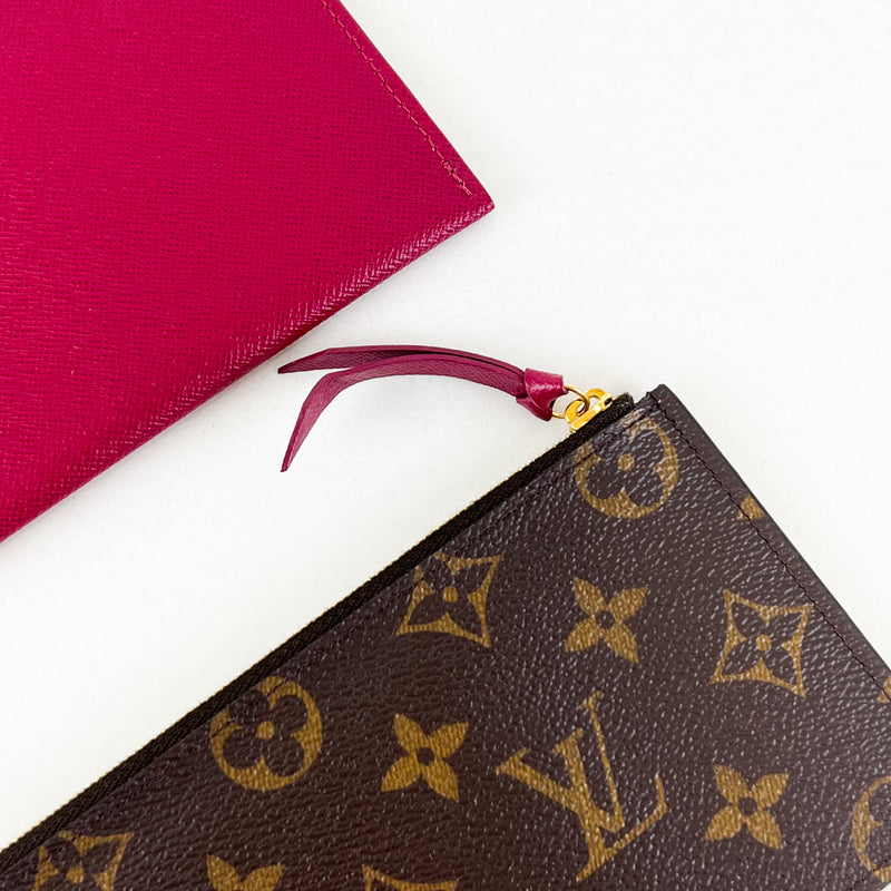 Louis Vuitton Felicie Cherry Pouch & Zip Insert