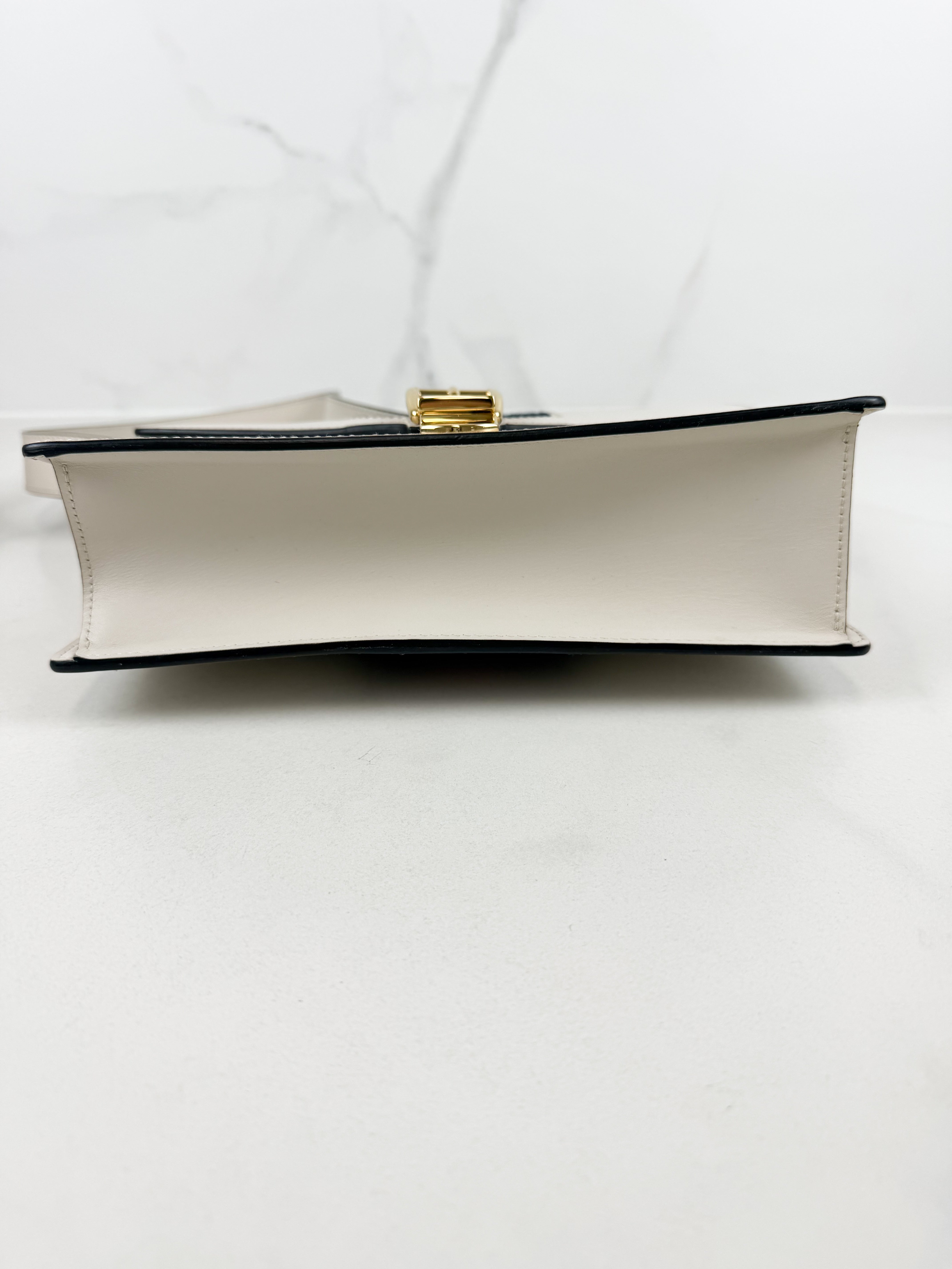 Gucci Small Sylvie White Shoulder Bag