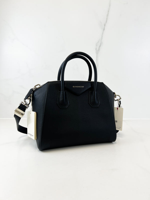 Givenchy Small Black Grained Antigona