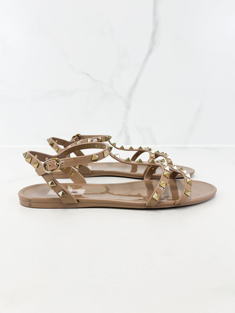 Valentino Jelly Rockstud Sandals Size 41