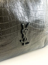 Saint Laurent Niki Shopping Crinkled Vintage Leather