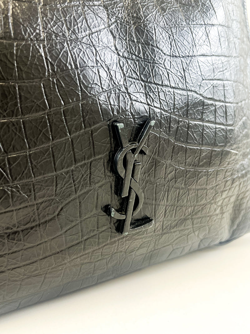 Saint Laurent Niki Shopping Crinkled Vintage Leather
