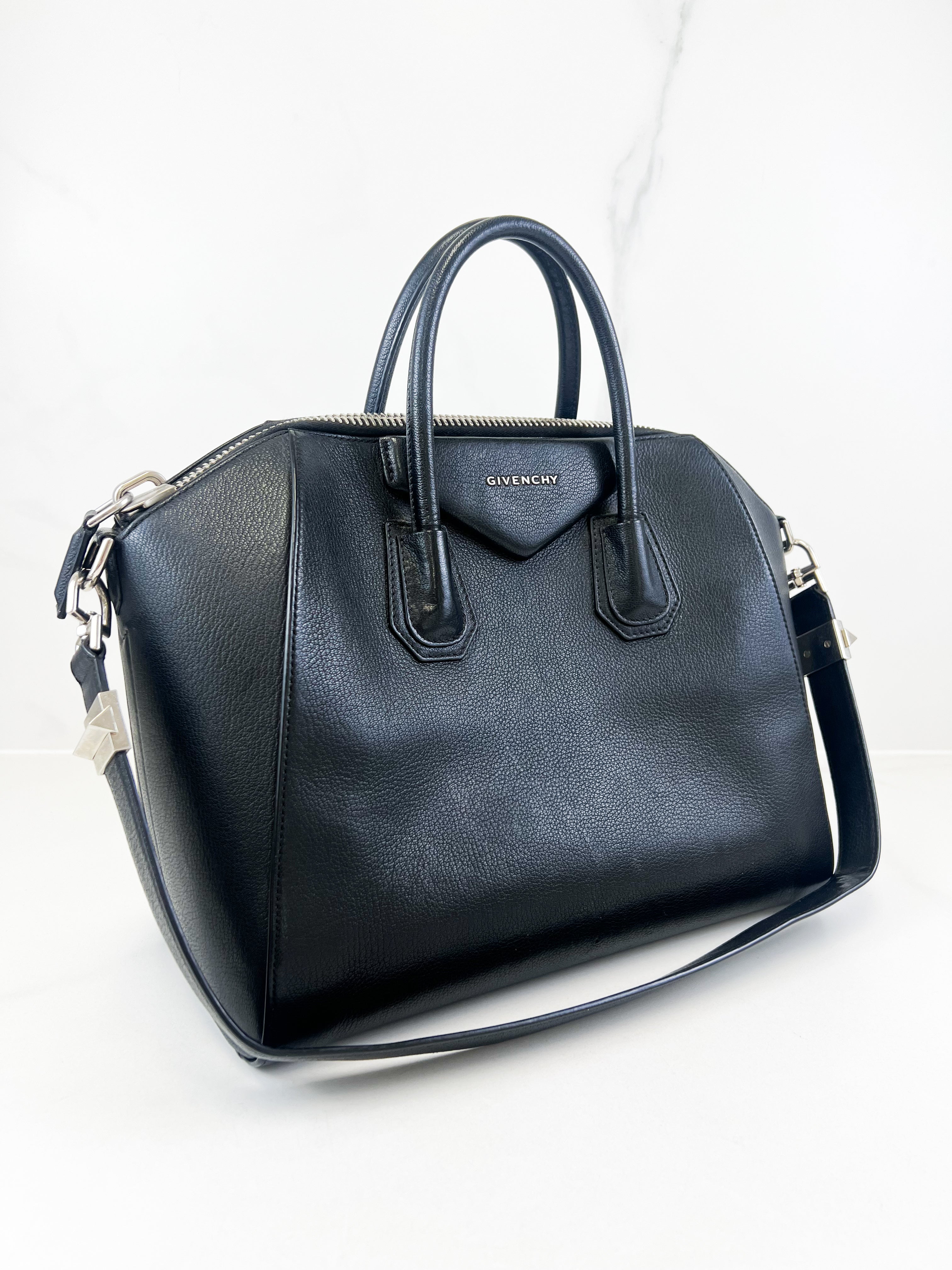 Givenchy Antigona Medium Black Shoulder Bag