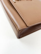 Saint Laurent Taupe Kate Medium Chain Bag with SHW