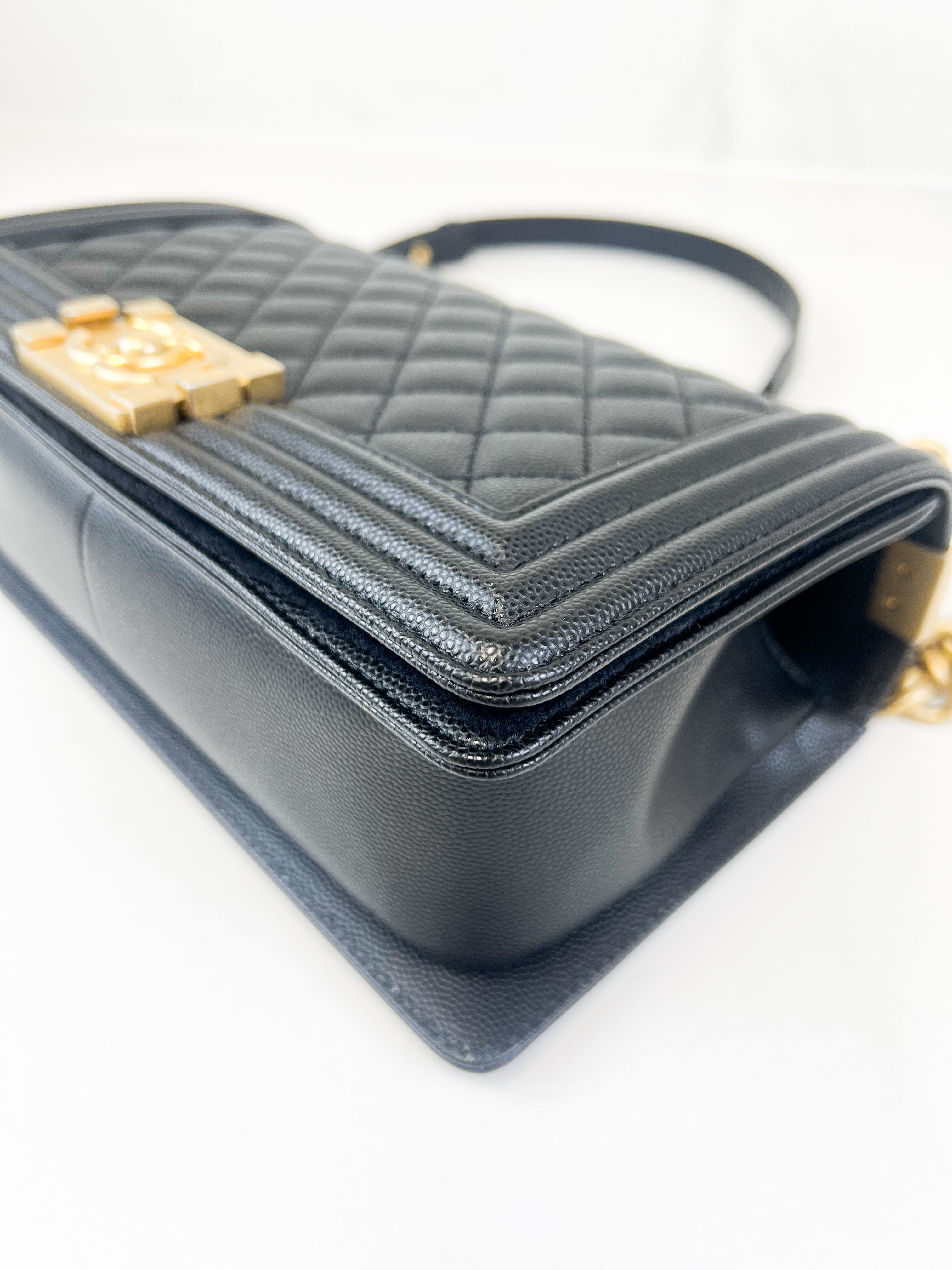 Chanel Old Medium Boy Bag with GHW