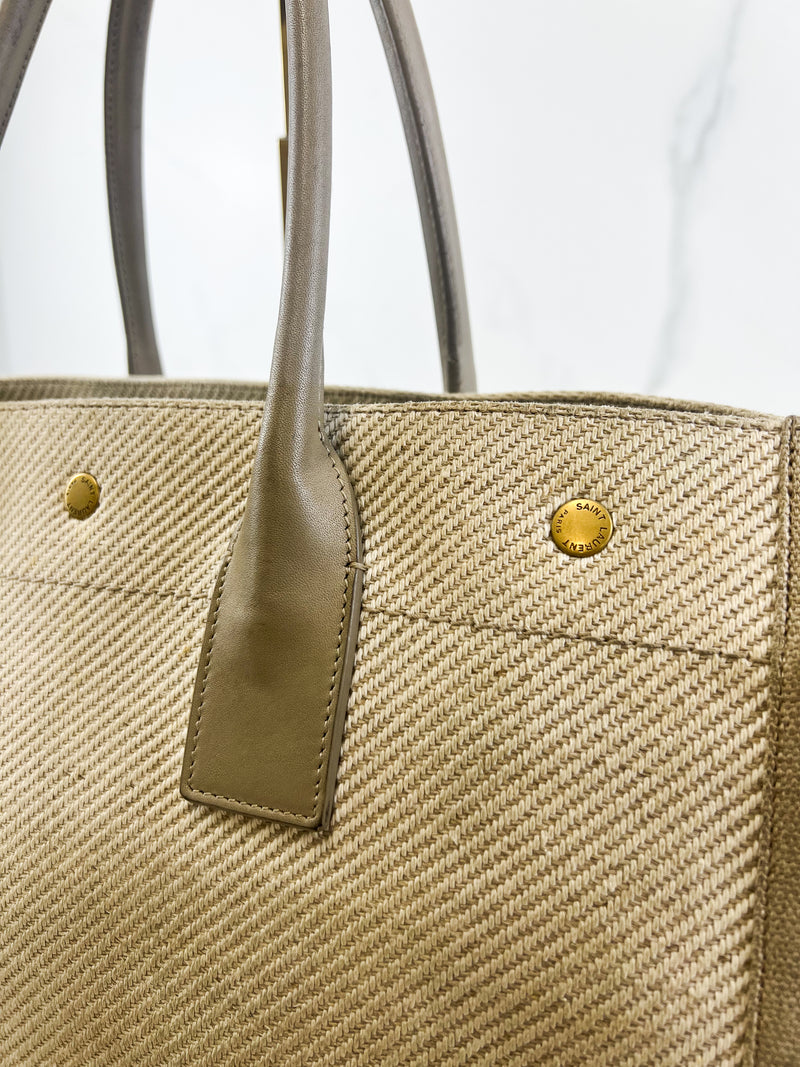 Saint Laurent Rive Gauche Tote in Canvas