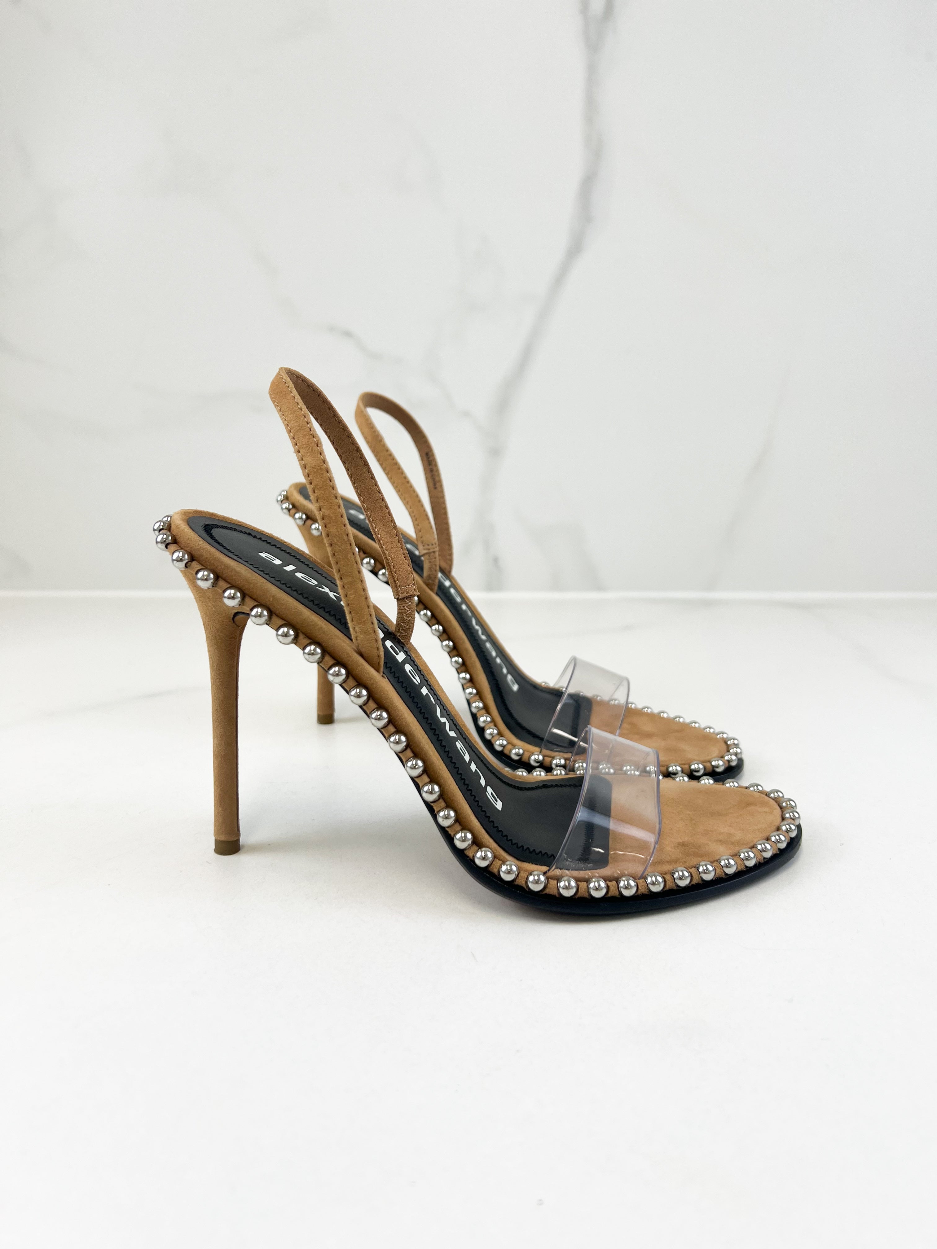 Alexander Wang Nova Suede PVC Size 36.5