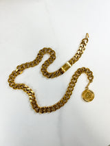 Chanel Medallion Vintage Waist Belt Size Small 94a