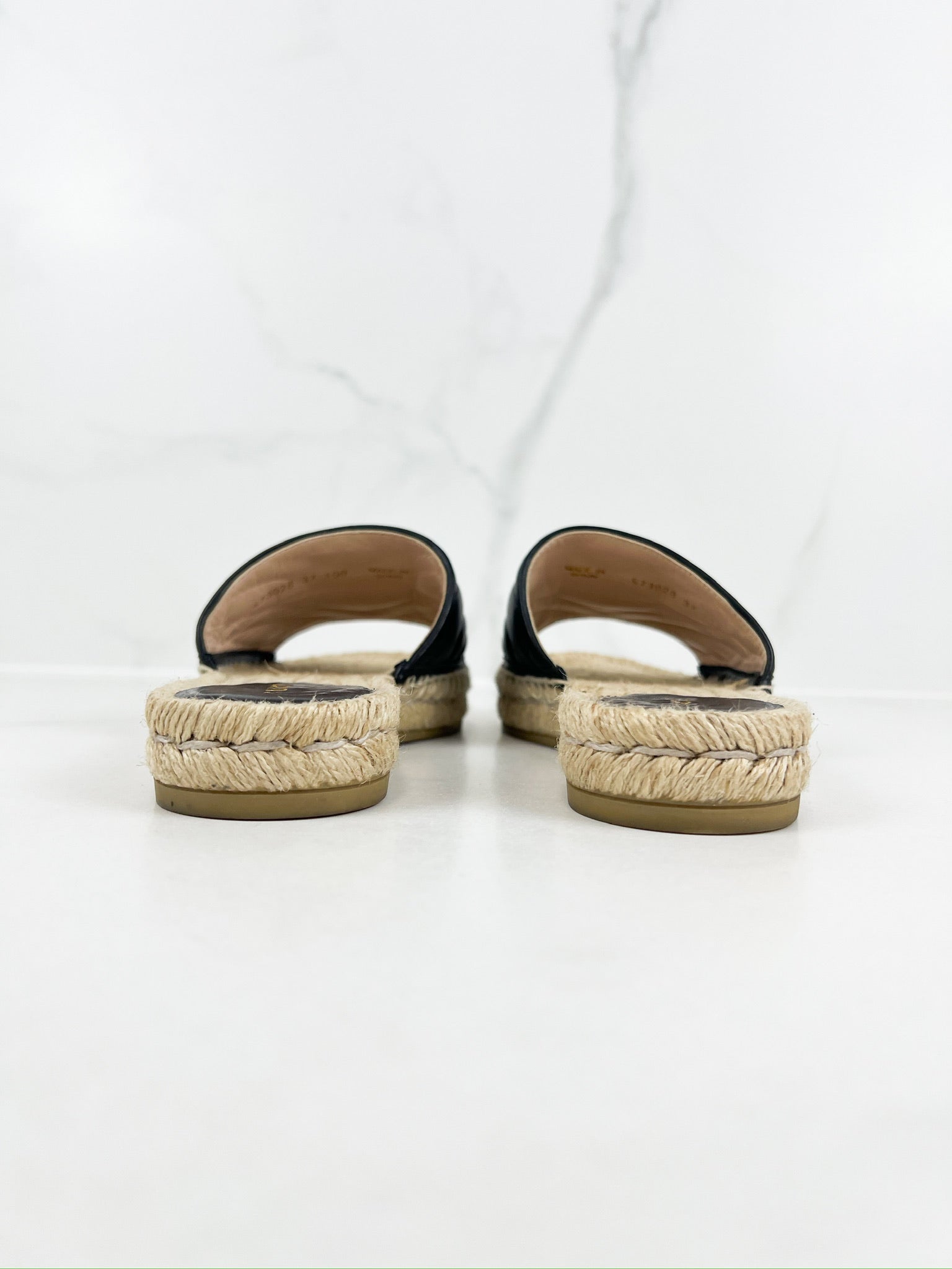 Gucci GG Marmont Canvas Espadrille Sandal