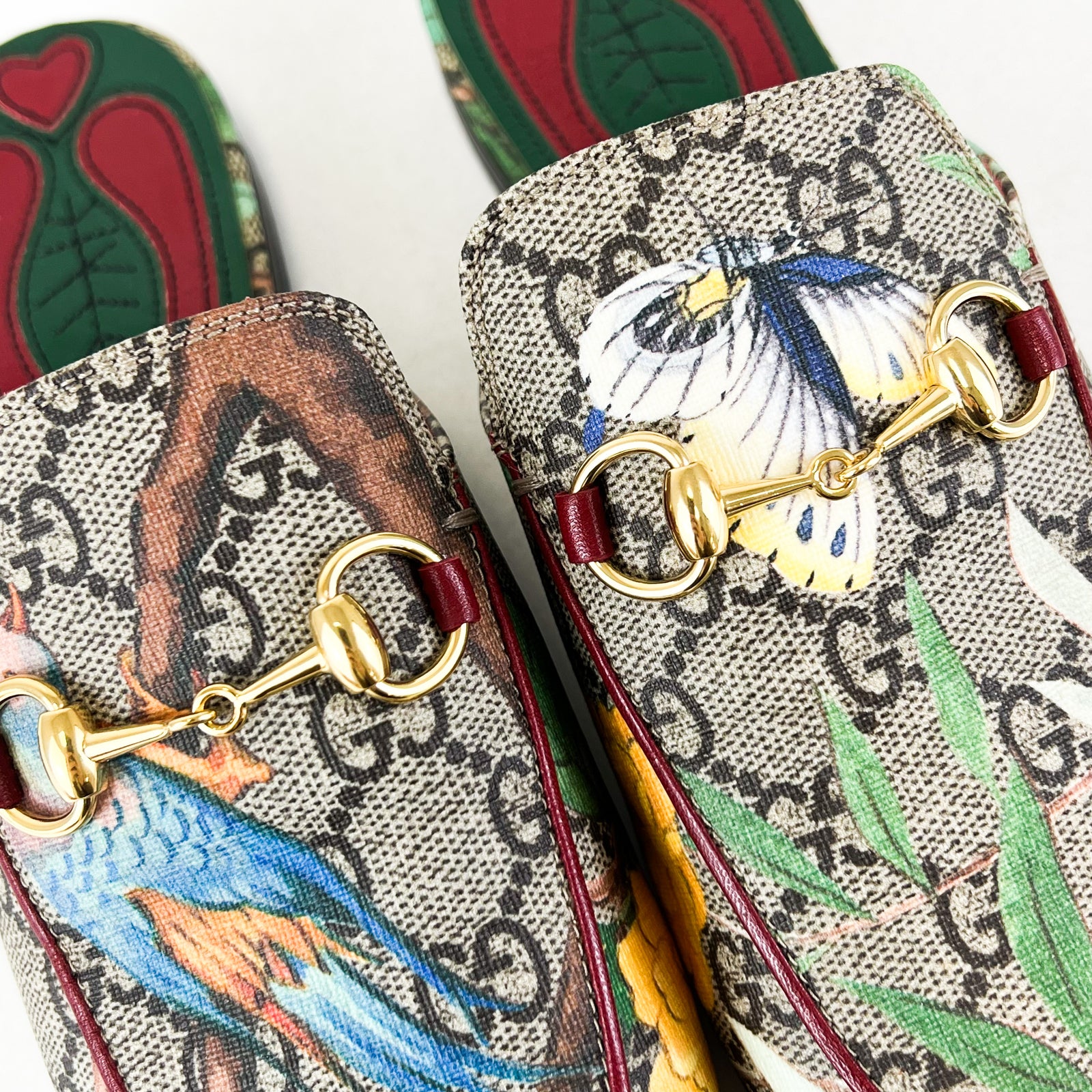 Gucci Canvas Princetown Slipper Size 35.5 Shopluxe Consignment