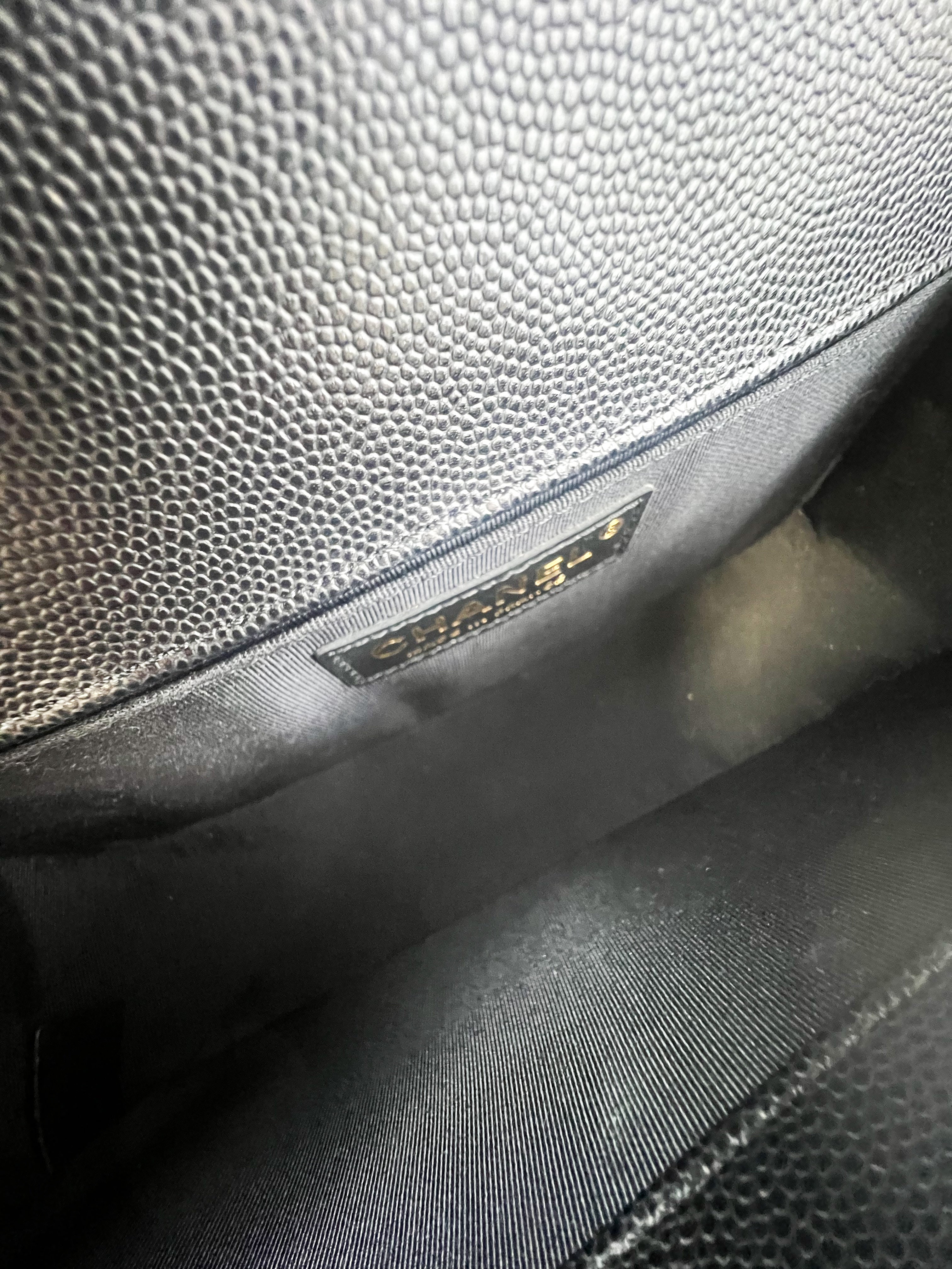 Chanel Old Medium Boy Bag with GHW