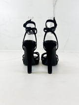 Saint Laurent Platform Ankle Strap Sandal Size 36
