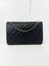 Chanel Classic Jumbo Double Flap Caviar Shoulder Bag SHW