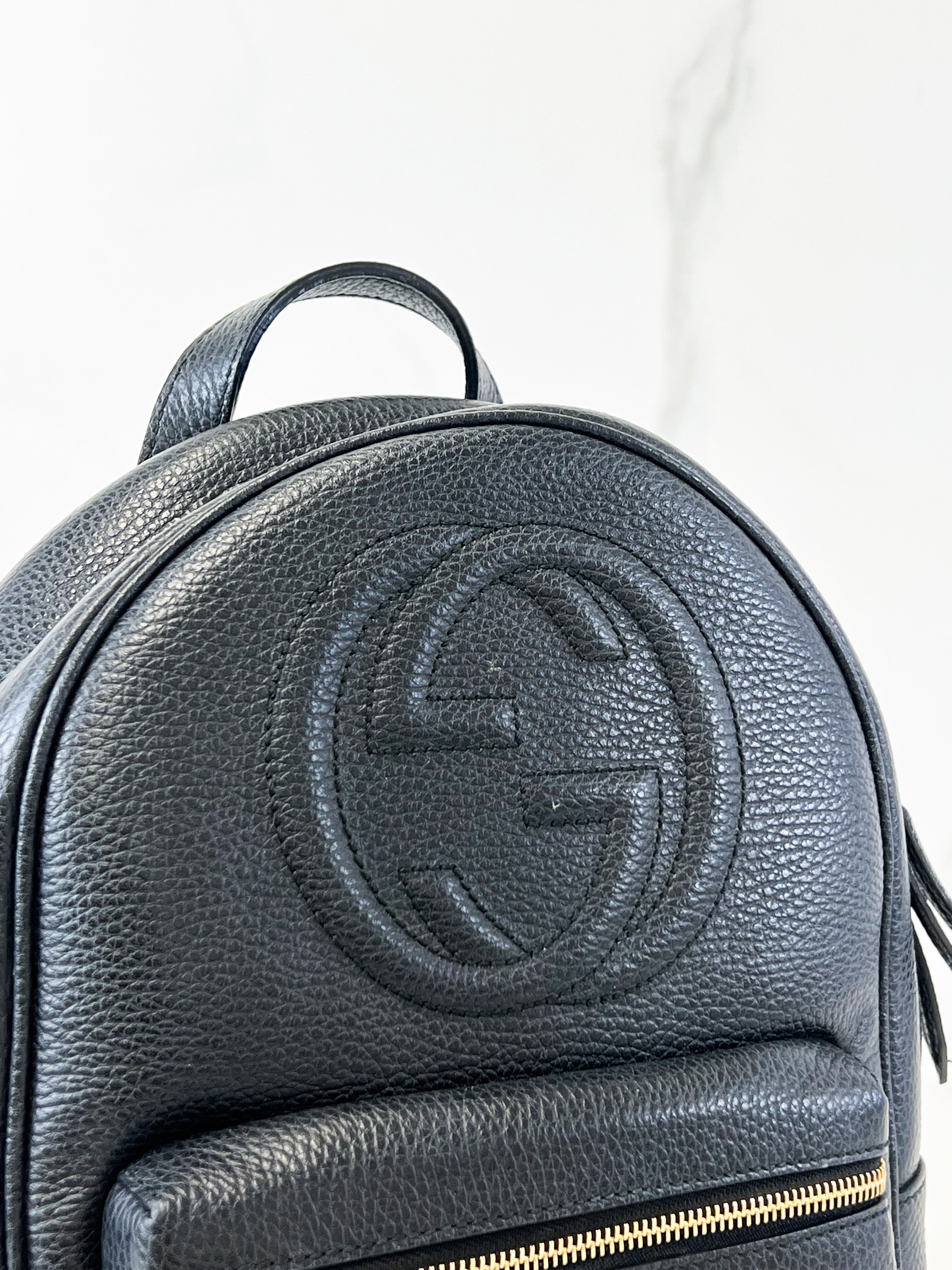 Gucci Soho Grained Leather Backpack