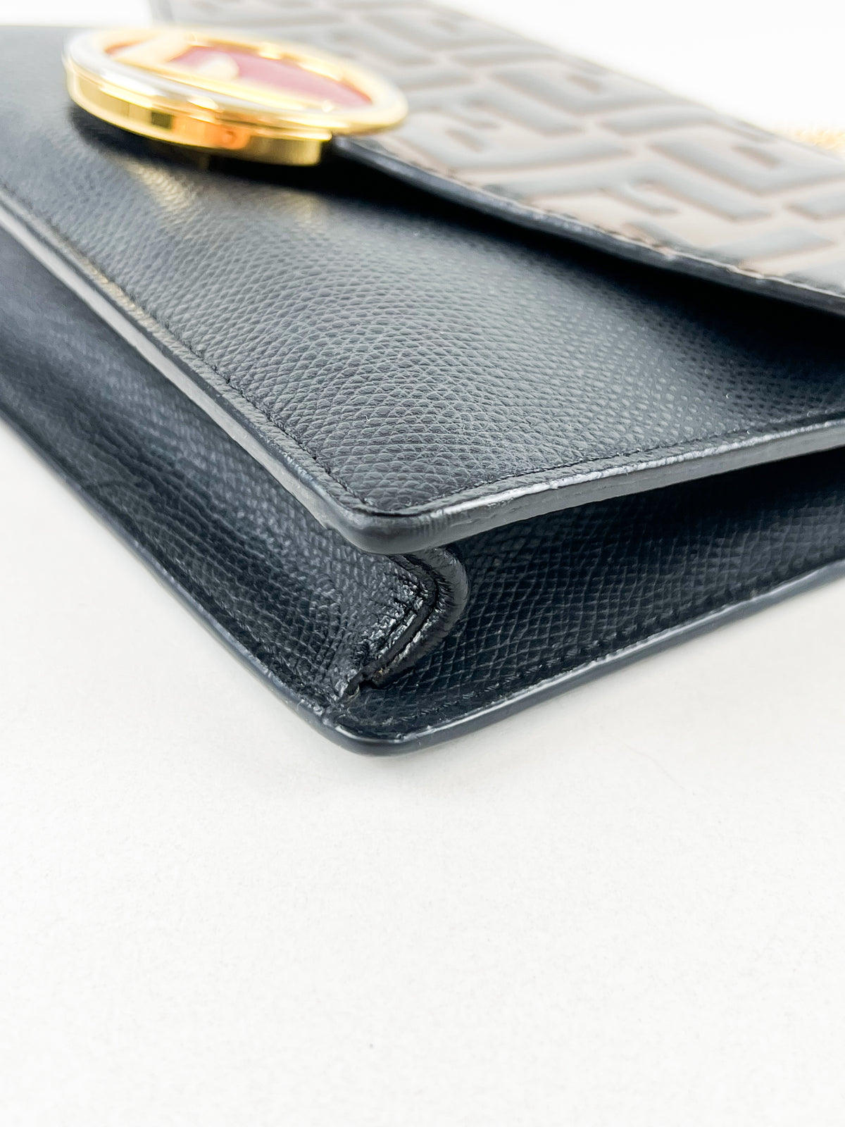 Fendi FF Embossed WOC with GHW