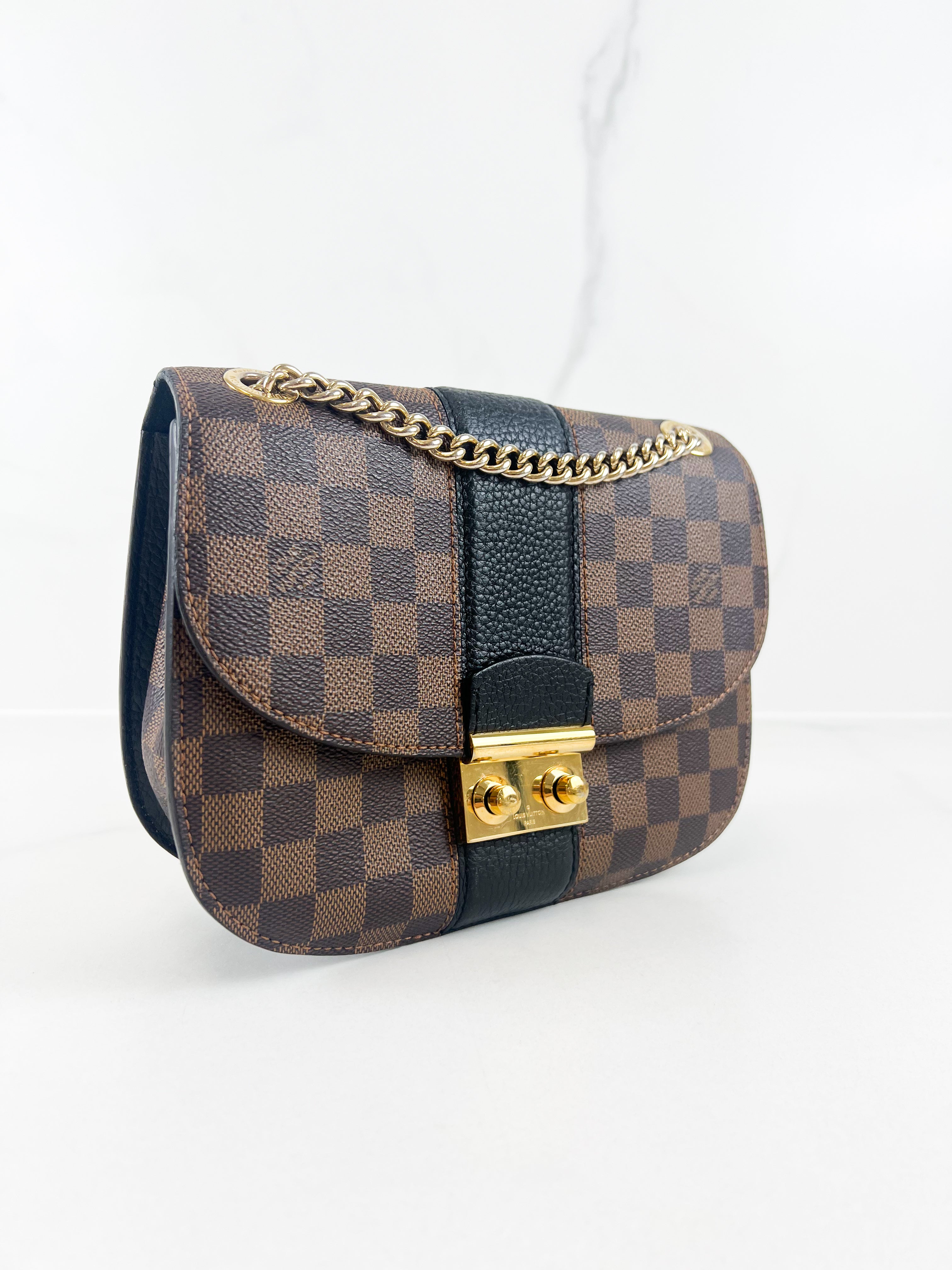 Louis Vuitton Wight Shoulder Bag in Damier Ebene