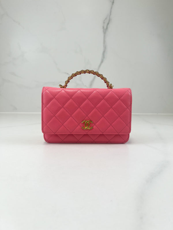 Chanel 22S Pink Caviar WOC