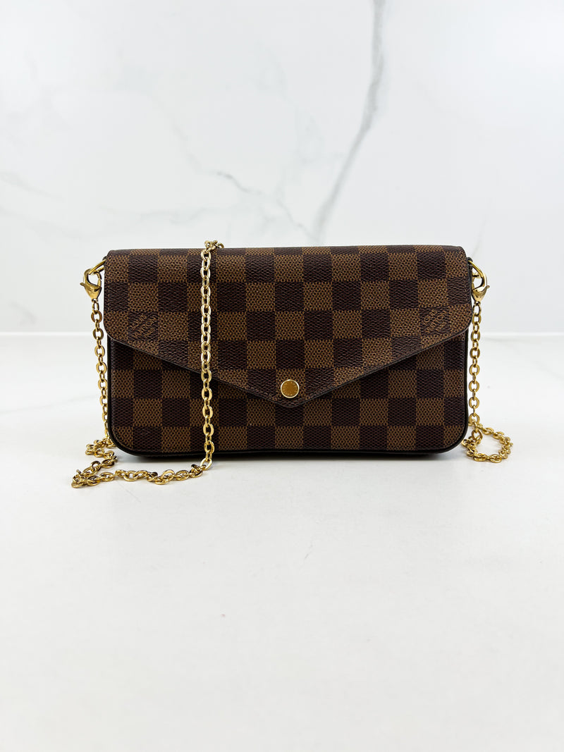 Louis Vuitton Felicie Pochette Damier Ebene