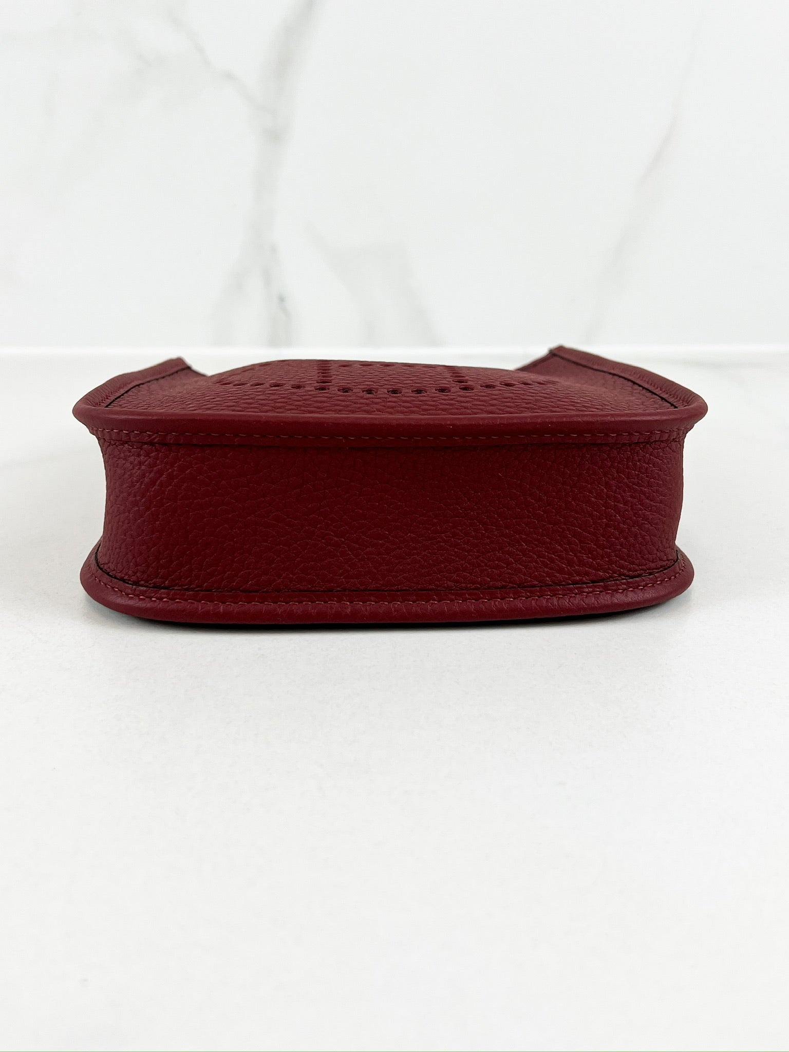 Hermes 16 Mini Evelyne in Rouge