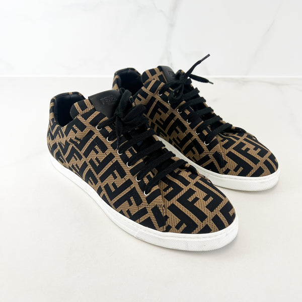 Fendi FF Brown Sneaker Size 9