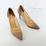 Christian Louboutin Follies Strass 70mm Size 39.5