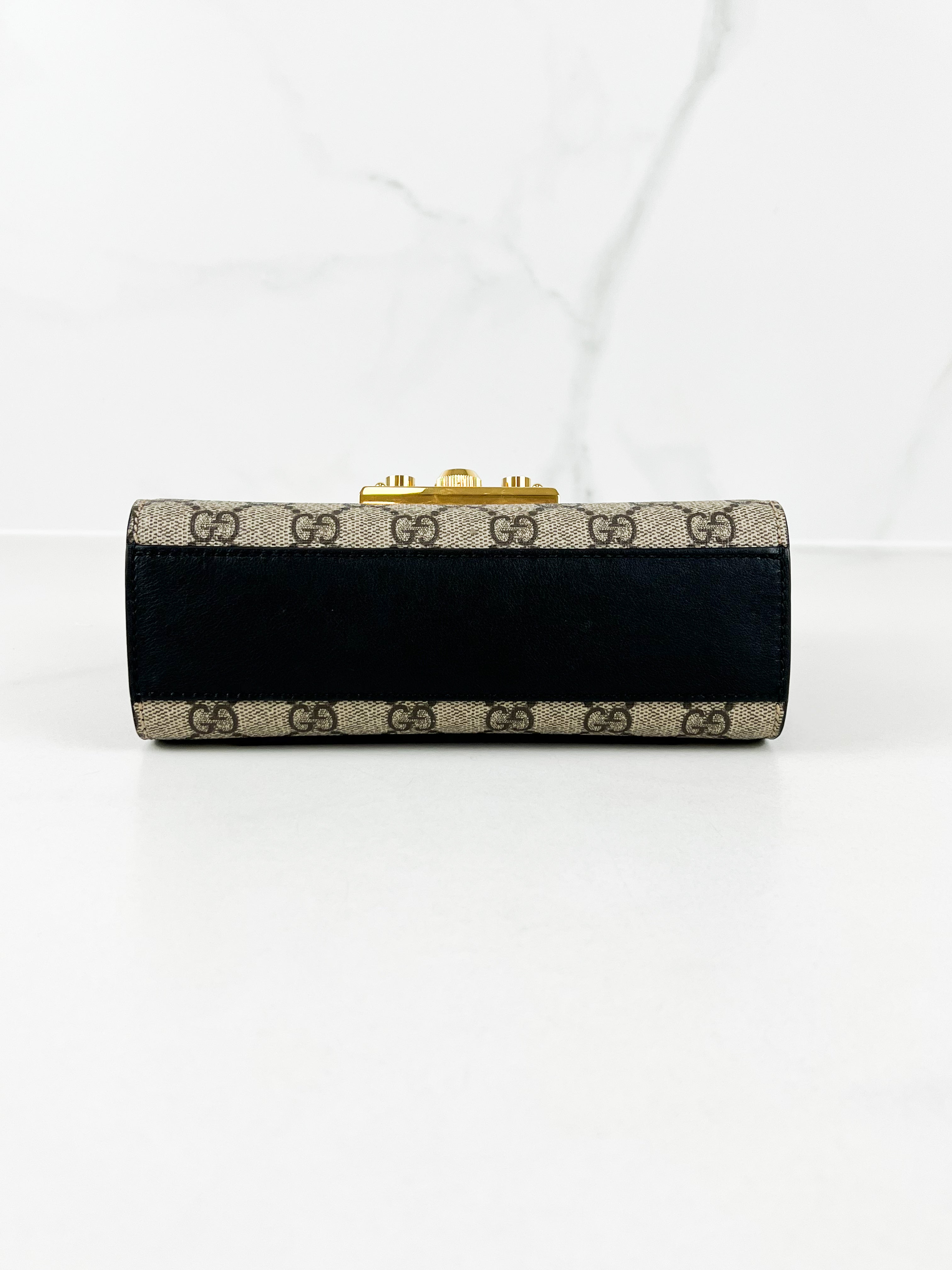 Gucci GG Supreme Small Padlock Shoulder Bag