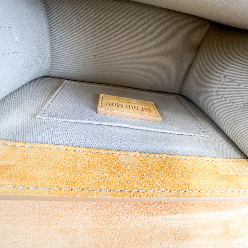 Jacquemus Orange Le Chiquito Suede Crossbody