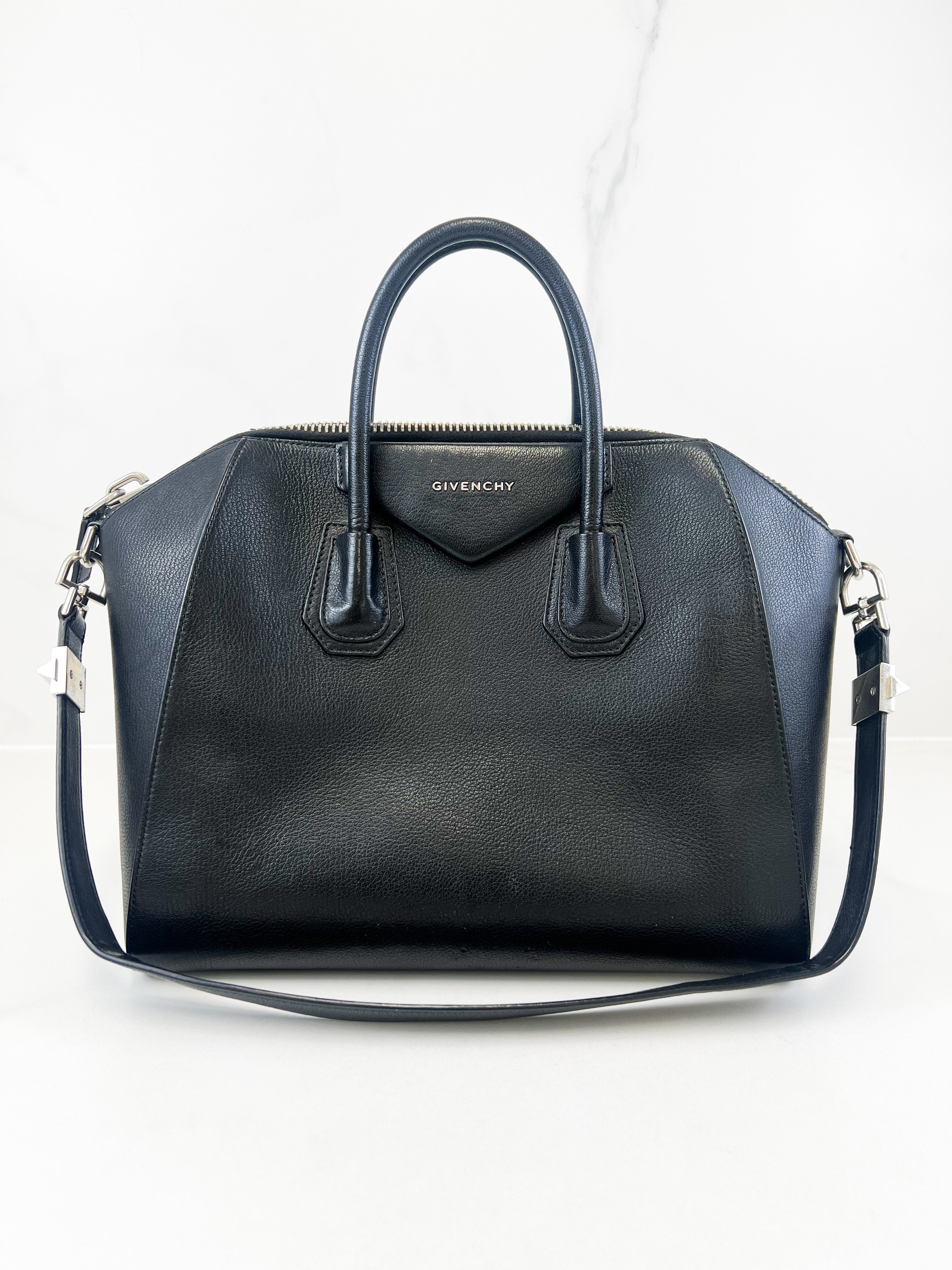 Givenchy Antigona Medium Black Shoulder Bag