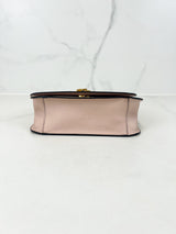 Versace Pink Virtus Shoulder Bag with GHW