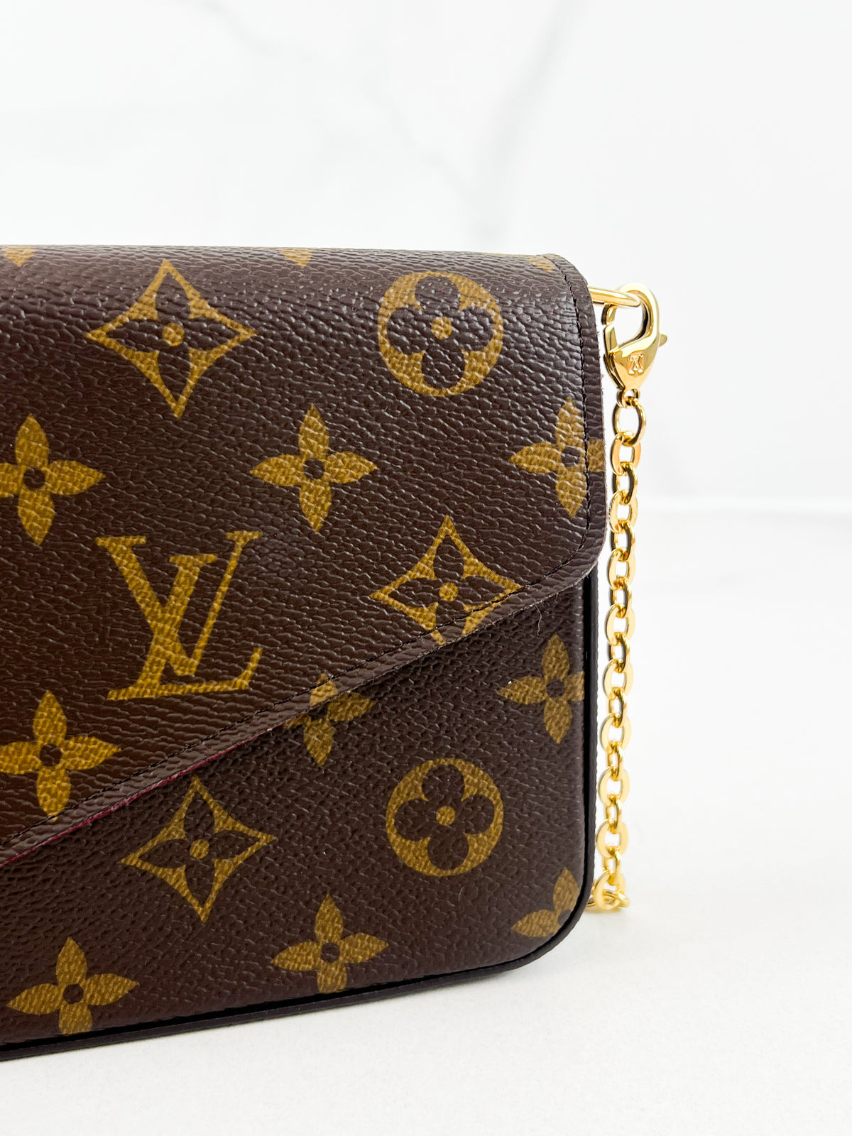 Louis Vuitton Felicie Pochette Monogram Leather
