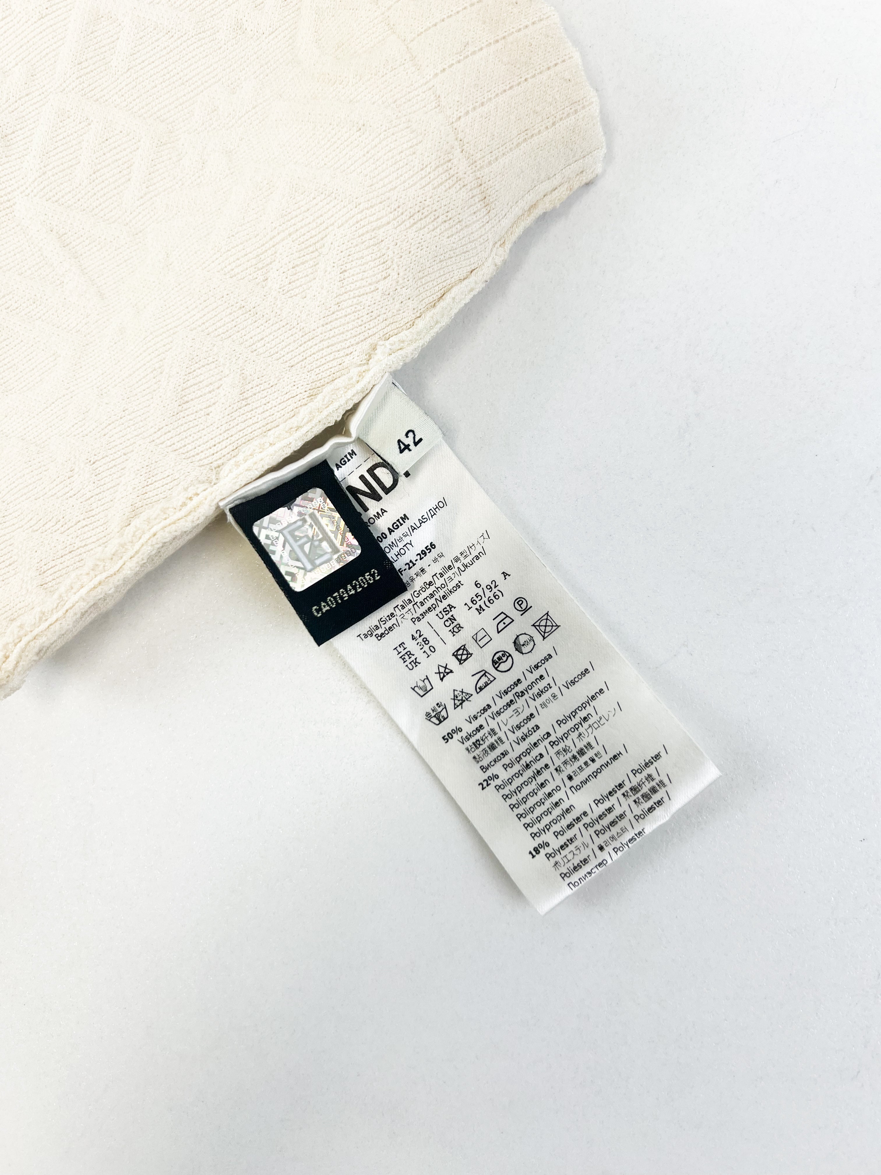 Fendi Skims Set Cream