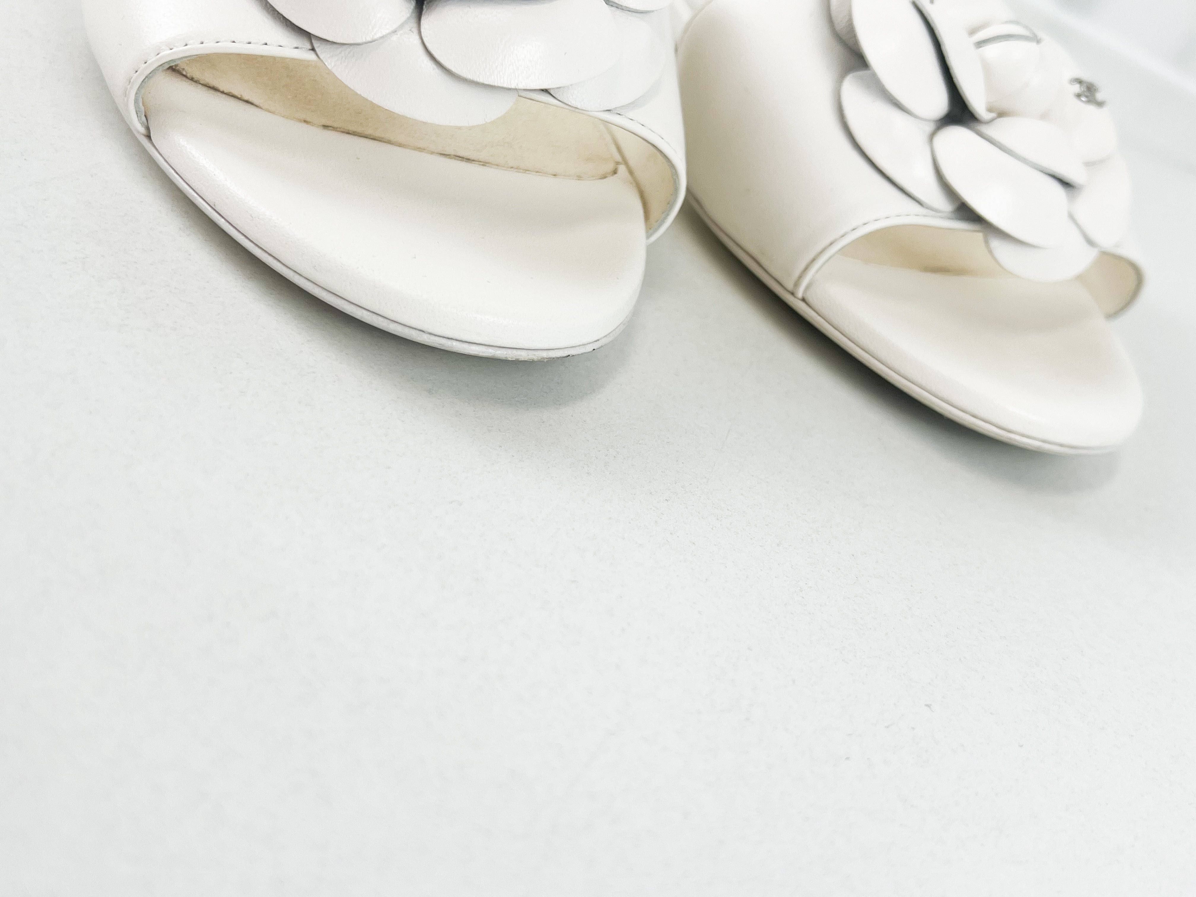 Chanel Camelia Sandal Size 39C