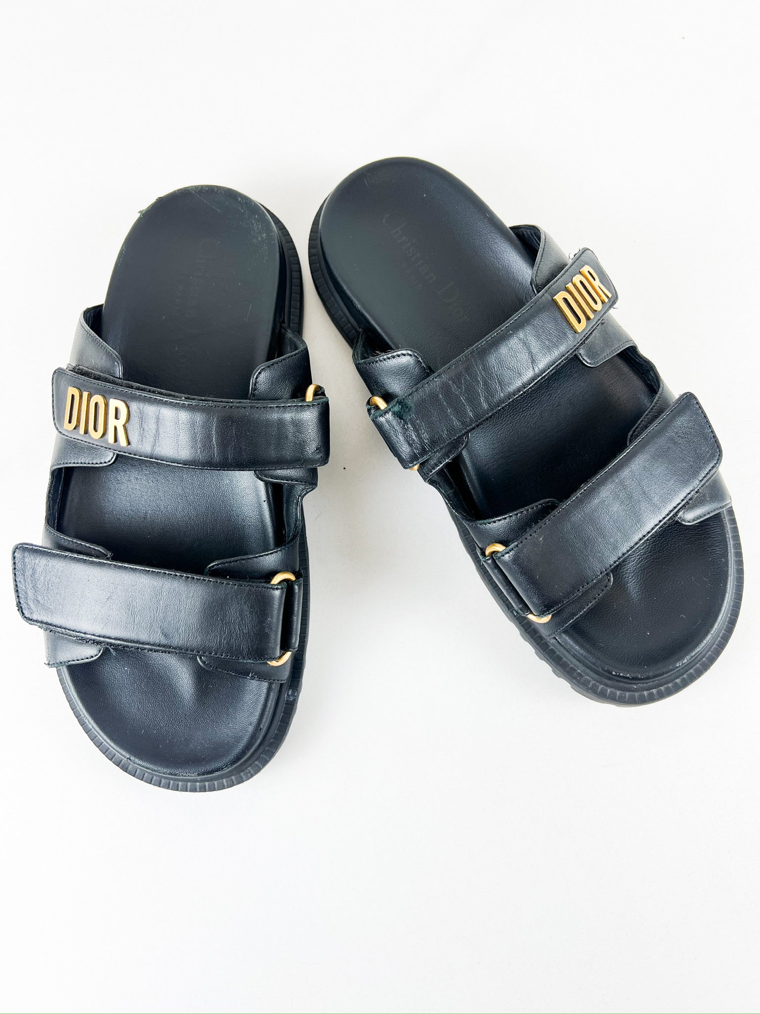 Christian Dior Dioract Slide in Black Size 38.5