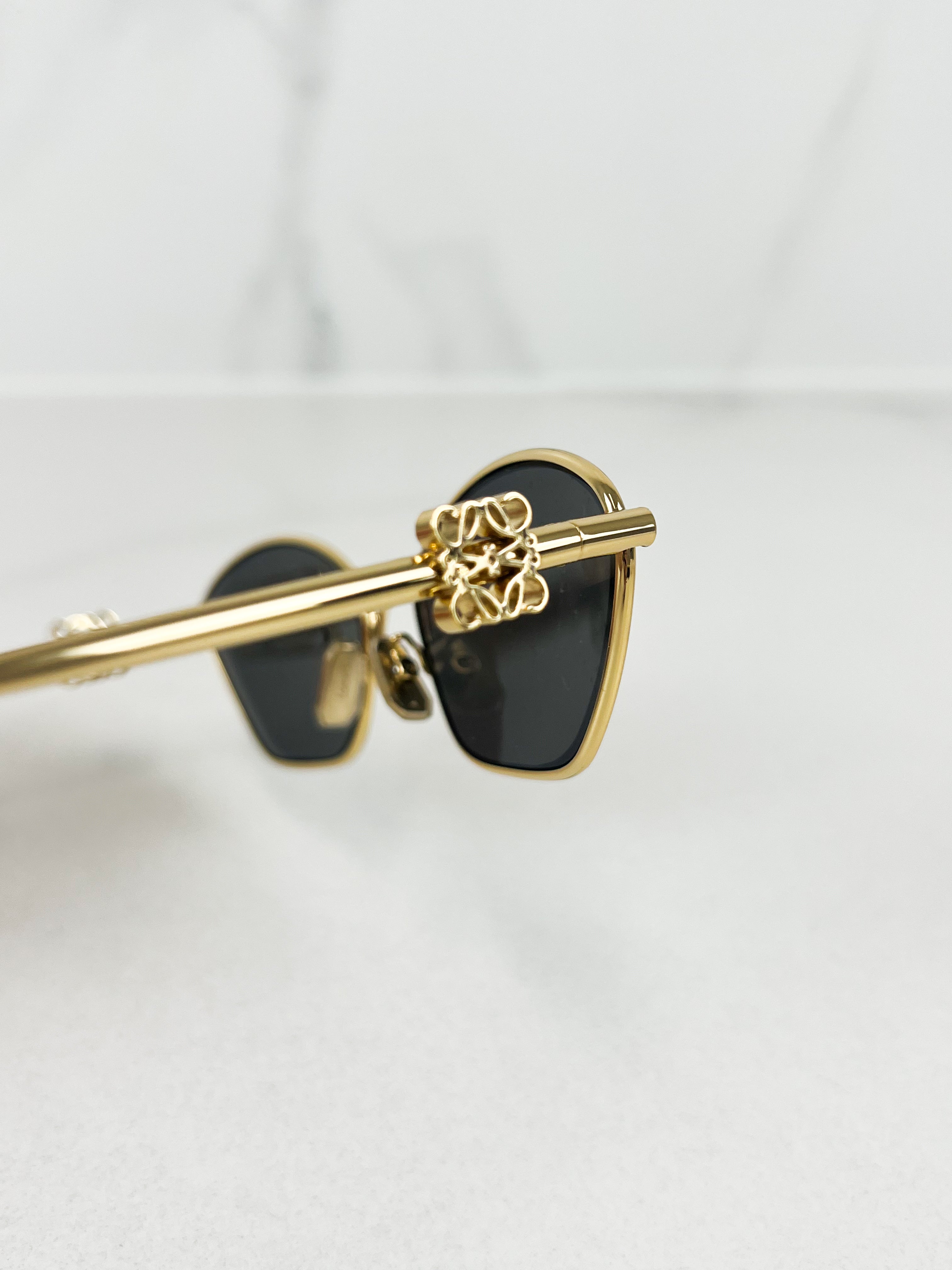 Loewe Anagram Hexagonal Sunglasses