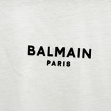 Balmain Logo-Printed White T-Shirt Size XXS