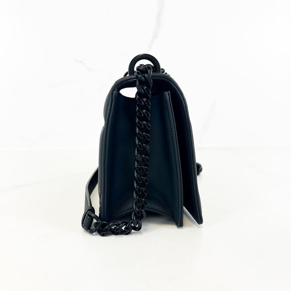 Christian Dior Black Medium Ultramatte Diorama Shoulder Bag